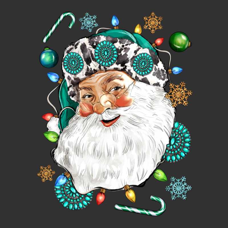 Western Santa Christmas Urban Heavy Tee by NancyCooperArtShop | Teevron