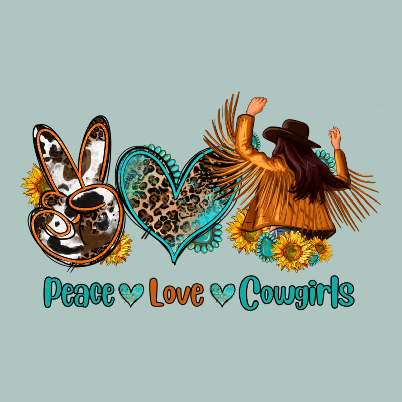 Peace Love Cowgirls Premium Sweatshirt by OliviaCreatesArt | Teevron