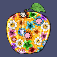 Colorful Flora Apple Teacher Vintage Tee | Teevron