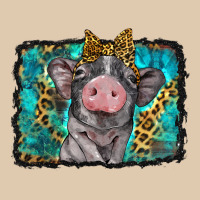 Baby Pig With Leopard Background Heavyweight Sweatshirt | Teevron