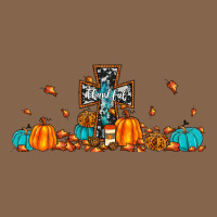 Thankful Cross Pumpkin Premium Tee | Teevron