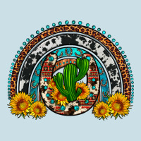Cactus Sunflower Horseshoe Rainbow Ladies Tee | Teevron