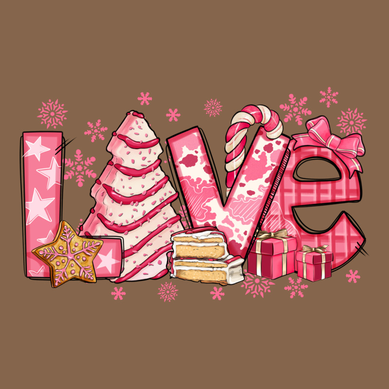 Love Pink Christmas Tree Cake Premium Tee by Jasminsmagicworld | Teevron