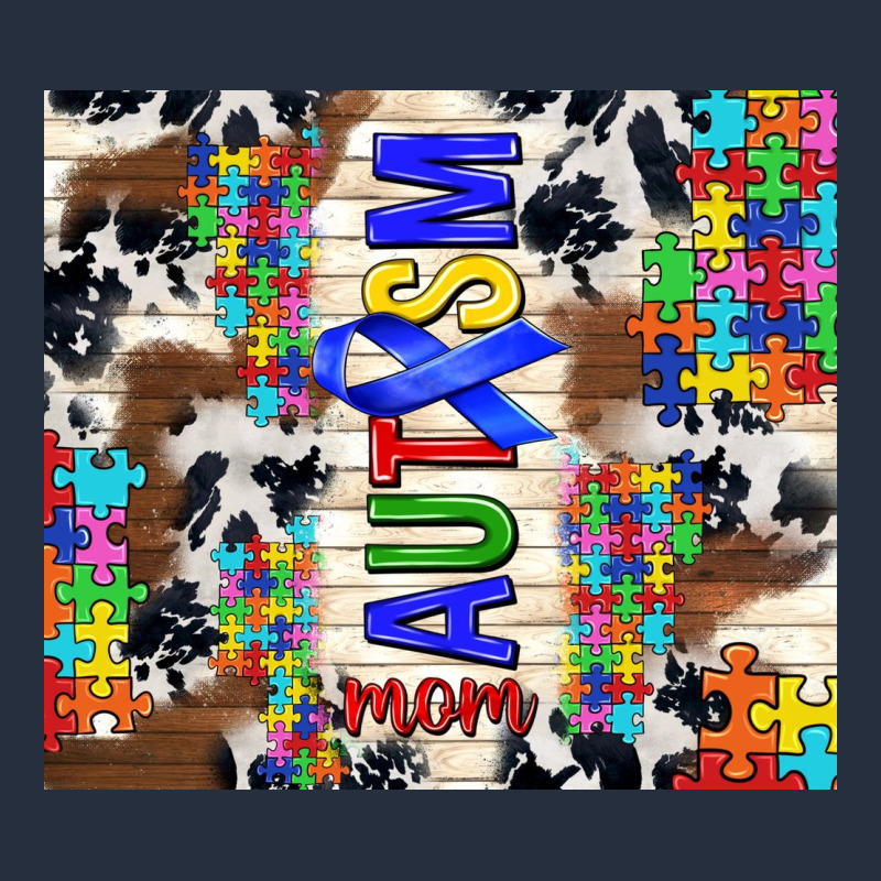 Autism Mom Puzzle Ribbon Zipper Hoodie by TumblerDesignByShophia | Teevron