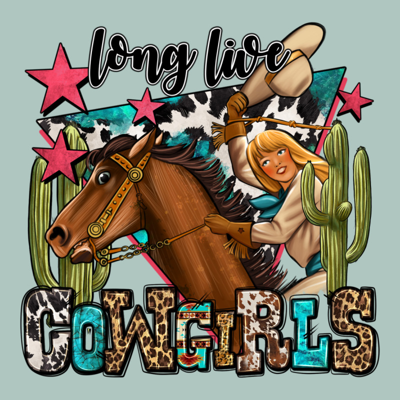 Long Live Cowgirls Premium Sweatshirt by OliviaCreatesArt | Teevron