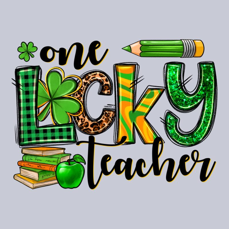 St. Patrick's One Lucky Teacher Heavyweight Hoodie by OliviaCreatesArt | Teevron