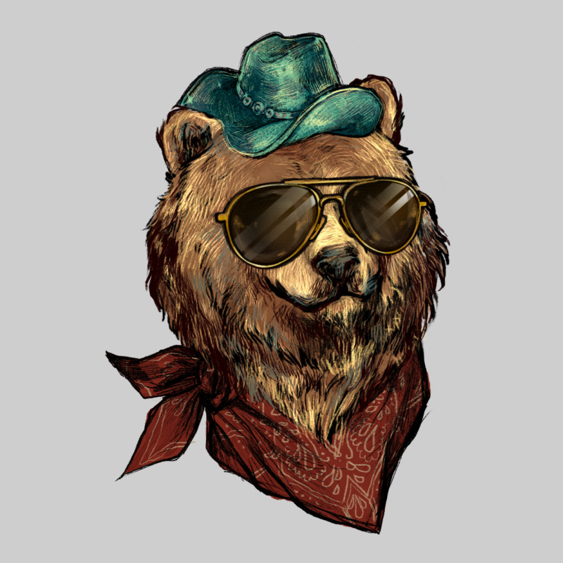 Bear Cowboy Premium Tee by NancyCooperArtShop | Teevron