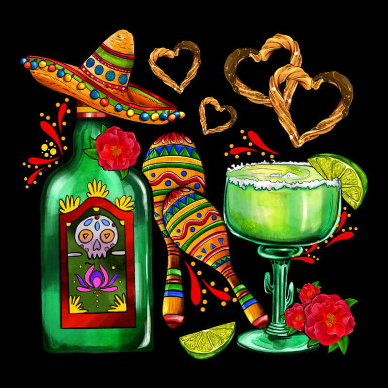 Mexican Tequila Margarita And Maracas Ladies Tee by AdoDesignShop | Teevron