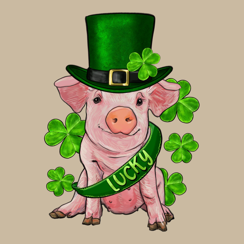 St. Patrick's Day Lucky Baby Pig Long Sleeve Tee by RanaPortraitStore | Teevron
