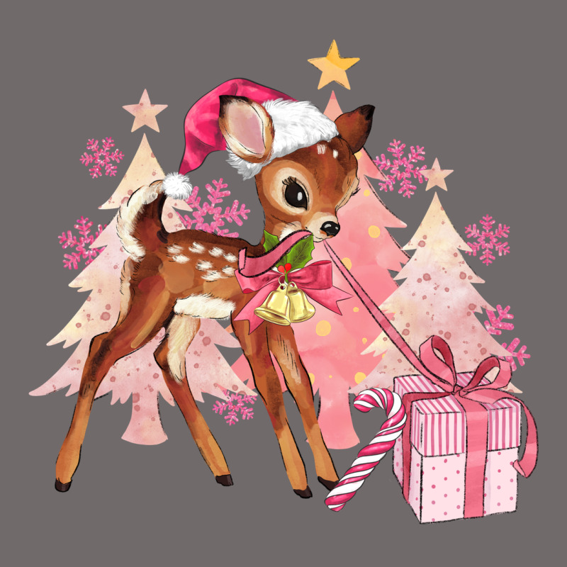 Reindeer Pink Christmas Urban Heavy Tee by MaliasSmallBusiness | Teevron