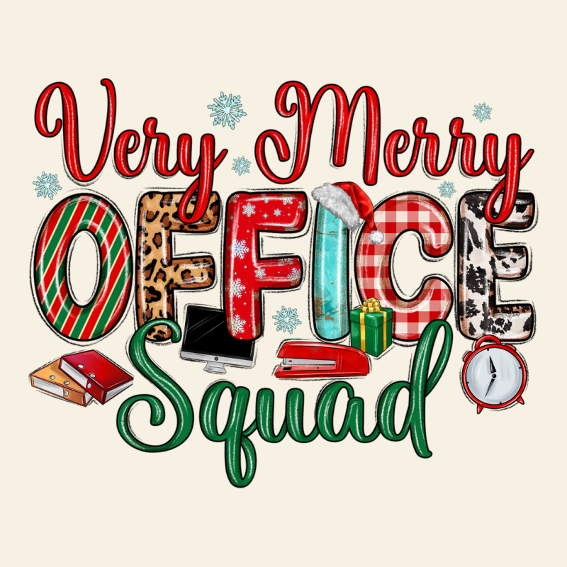 Very Merry Office Squad Vintage Tee by MaliasSmallBusiness | Teevron