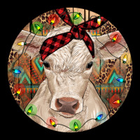 Christmas Charolais Calf Baby Cow Ladies Tee | Teevron
