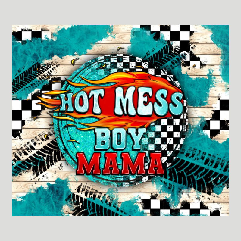 Hot Mess Boy Mama With Fire Zipper Hoodie by TumblerDesignByShophia | Teevron