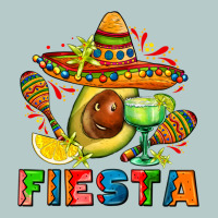 Fıesta With Avocado And Sombrero Heavy Core Tee | Teevron