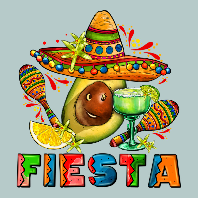 Fıesta With Avocado And Sombrero Heavy Core Tee by AdoDesignShop | Teevron