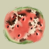 Watermelon Cowhide Patch3 Heavy Core Tee | Teevron