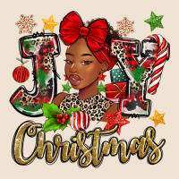 Christmas Joy Black Woman Urban Heavy Tee | Teevron