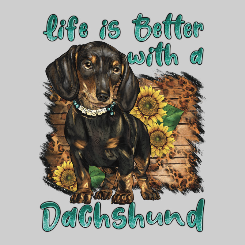 Life Is Better With A Dachshund Premium Tee by BarkalooDesign | Teevron