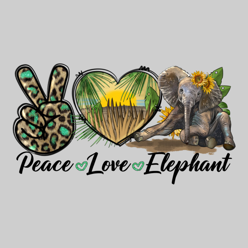 Peace Love Elephant Premium Tee by LillyAllenDesigns | Teevron