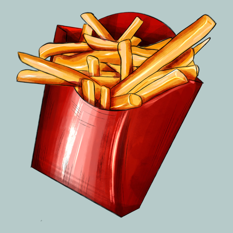 French Fries Heavy Core Tee by AdoDesignShop | Teevron