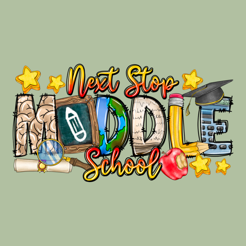 Next Stop Middle School Urban Hoodie by CowhideDigitalArt | Teevron