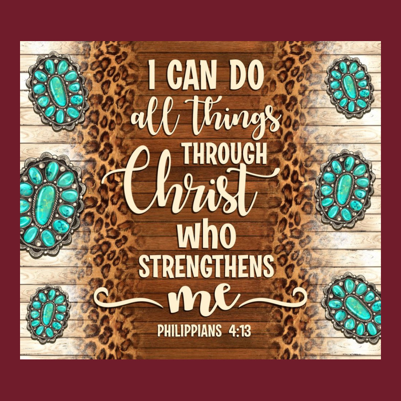 I Can Do All Things Through Christ Who Strengthens Zipper Hoodie by TumblerDesignByShophia | Teevron
