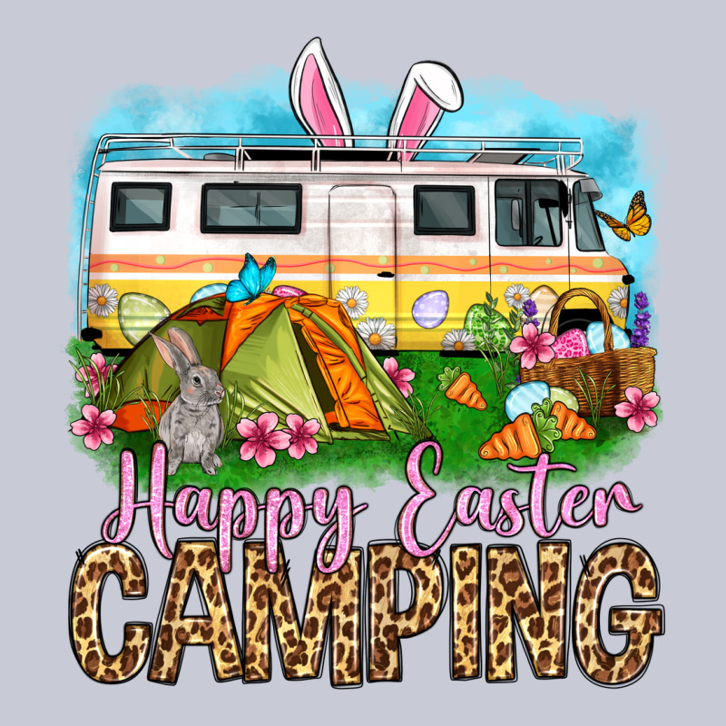 Happy Easter Camping Heavyweight Hoodie by OliviaCreatesArt | Teevron