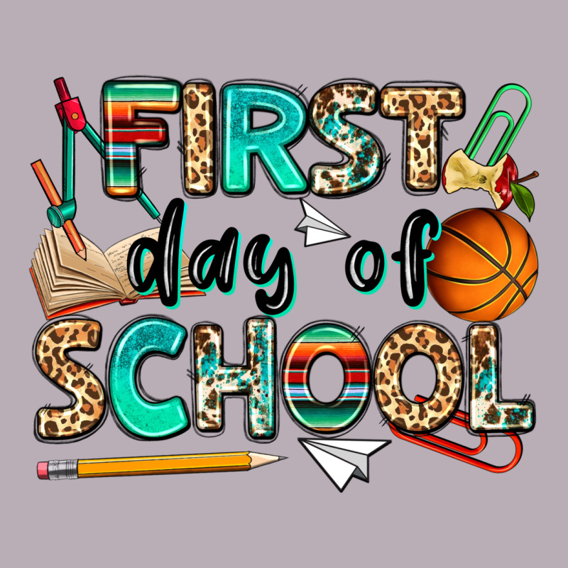 First Day Of School Vintage Tee by NancyCooperArtShop | Teevron