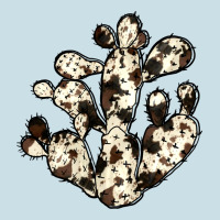 Cowhide Cactus Ladies Tee | Teevron