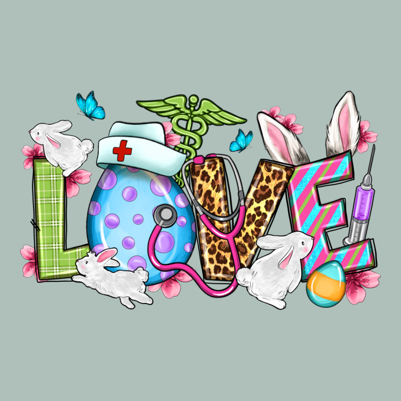 Love Nurse Easter Heavyweight Hoodie by OliviaCreatesArt | Teevron