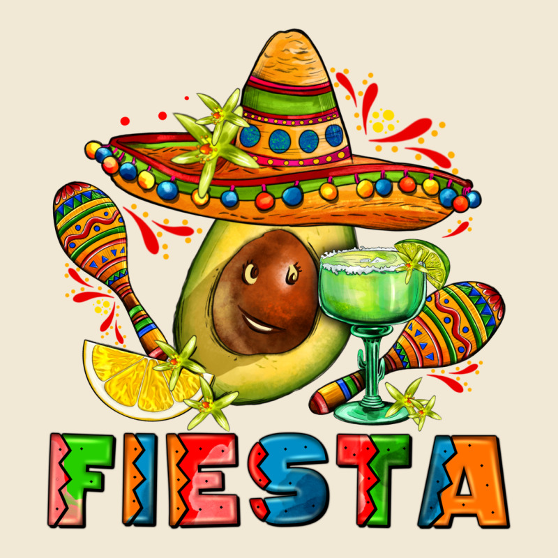 Fıesta With Avocado And Sombrero Ladies Tee by AdoDesignShop | Teevron