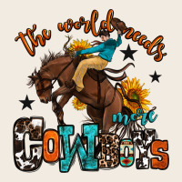 The World Needs More Cowboys Premium Sweatshirt | Teevron