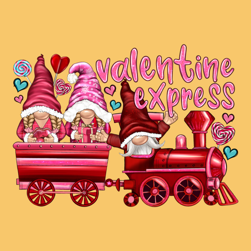 Valentines Express With Gnomies Vintage Hoodie by NancyCooperArtShop | Teevron