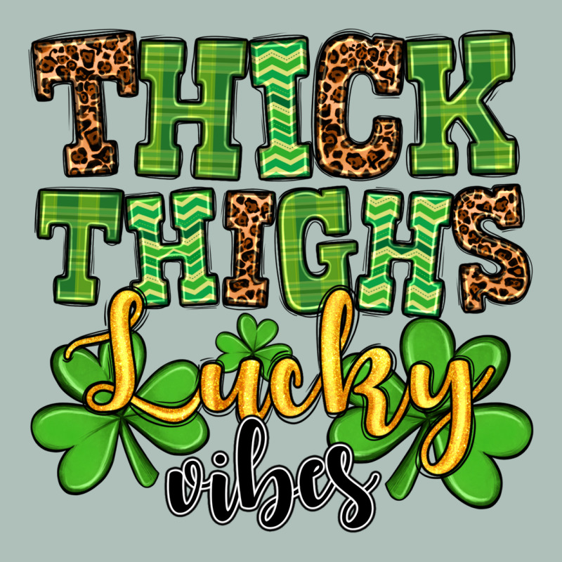 St. Patrick's Thick Thighs Lucky Vibes Heavyweight Hoodie by OliviaCreatesArt | Teevron