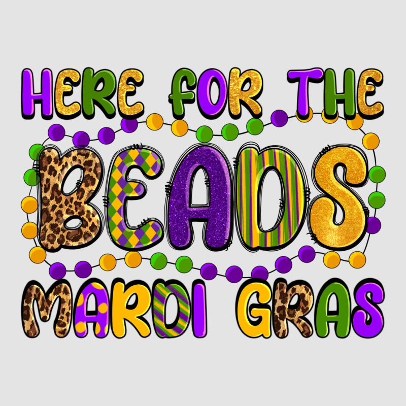 Here For The Beads Mardi Gras Premium Sweatshirt by OliviaCreatesArt | Teevron
