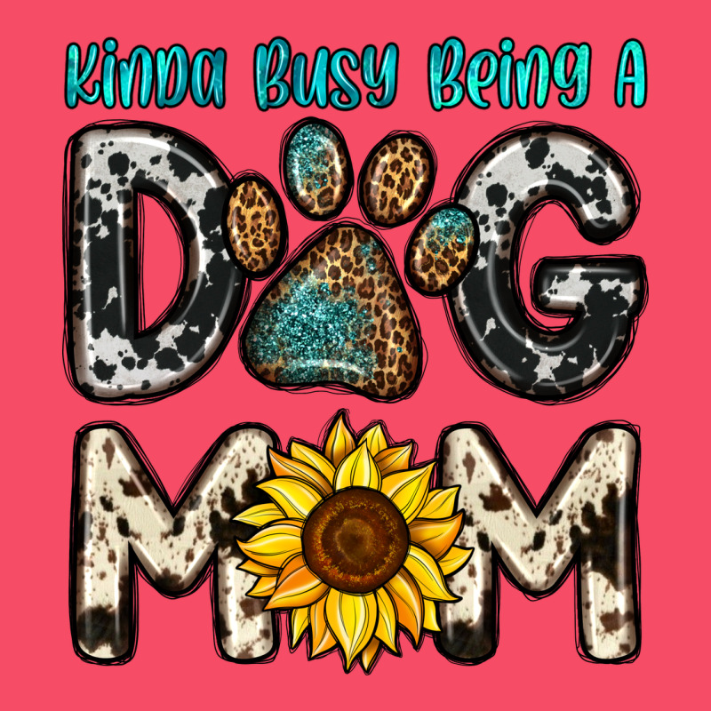 Kinda Busy Being A Dog Mom Premium Sweatshirt by OliviaCreatesArt | Teevron