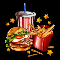 Hamburger Potatoes And Coke Ladies Tee | Teevron