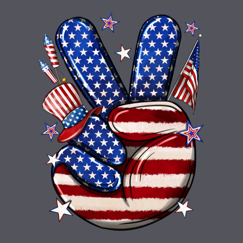 Peace 4th July Vintage Hoodie by NancyCooperArtShop | Teevron