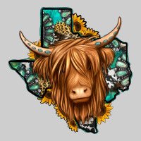 Texas Map Long Haired Shaggy Cow Premium Tee | Teevron