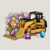 Easter Bulldozer Bunny Egg Leopard Heavy Core Tee | Teevron