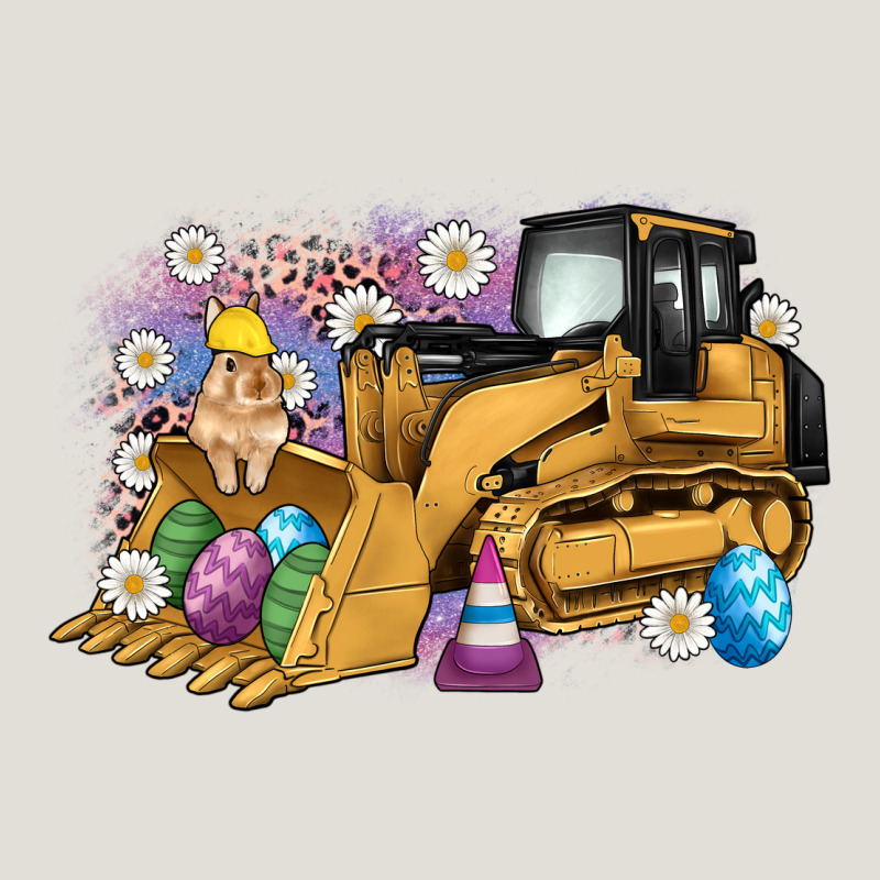 Easter Bulldozer Bunny Egg Leopard Heavy Core Tee by Artiststas | Teevron