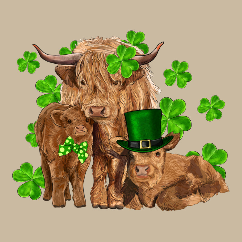 St Patrick's Day Cow Family Long Sleeve Tee by RanaPortraitStore | Teevron