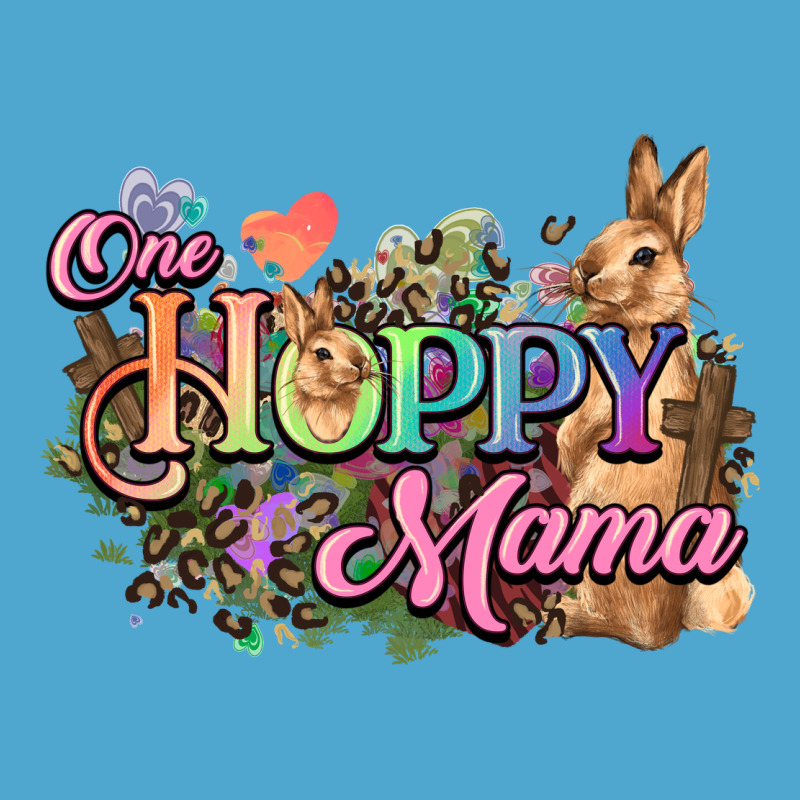 One Hoppy Mama Easter Day Premium Hoodie by HowdyJamesFarm | Teevron