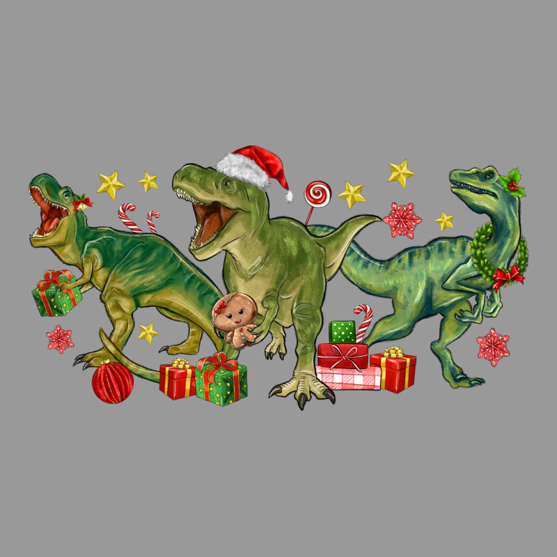Christmas Dinosaurs Vintage Hoodie by MaliasSmallBusiness | Teevron