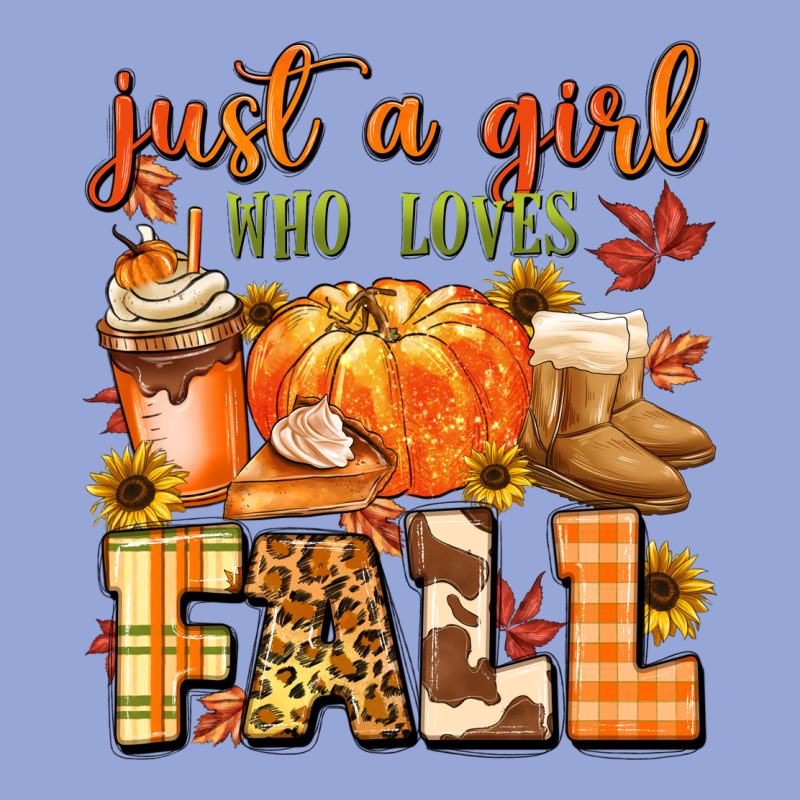 Just A Girl Who Loves Fall Classic Tee by MaliasSmallBusiness | Teevron