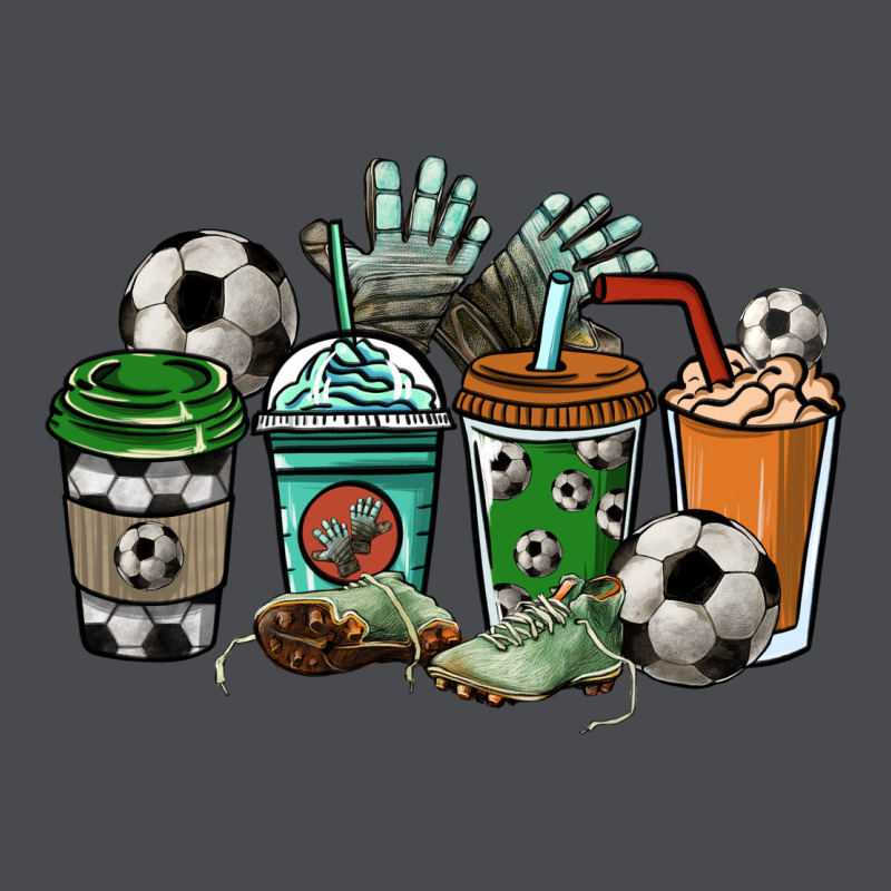 Soccer Coffee Cups Zipper Hoodie by HowdyJamesFarm | Teevron