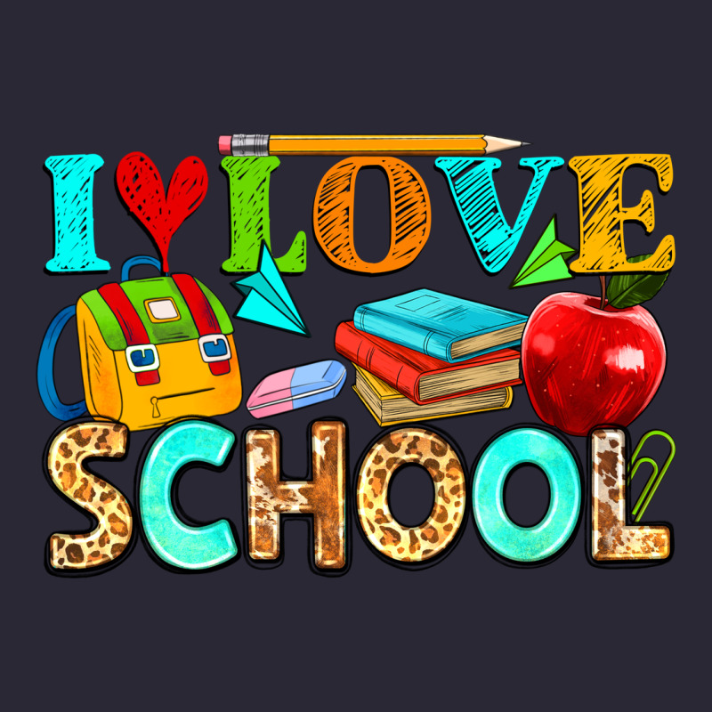 I Love School Vintage Tee by NancyCooperArtShop | Teevron
