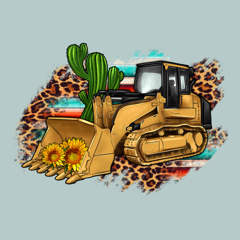 Bulldozer Leopard Cactus Sunflower Heavy Core Tee by Artiststas | Teevron