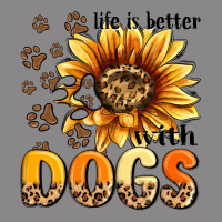 Life Is Better With Dogs Sunflower Vintage Tee | Teevron