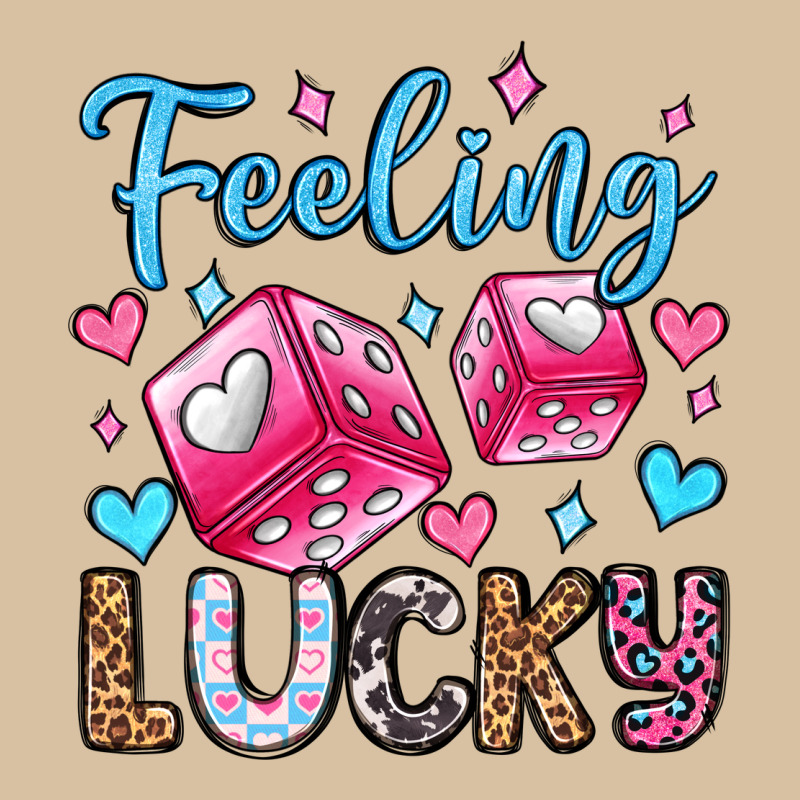 Feeling Lucky Valentine's Day Olivia Heavyweight Hoodie by OliviaCreatesArt | Teevron